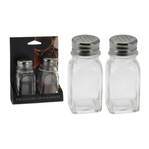 EH peper en zout stel glas met rvs